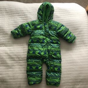 Columbia Down Full Body Suit Bunting